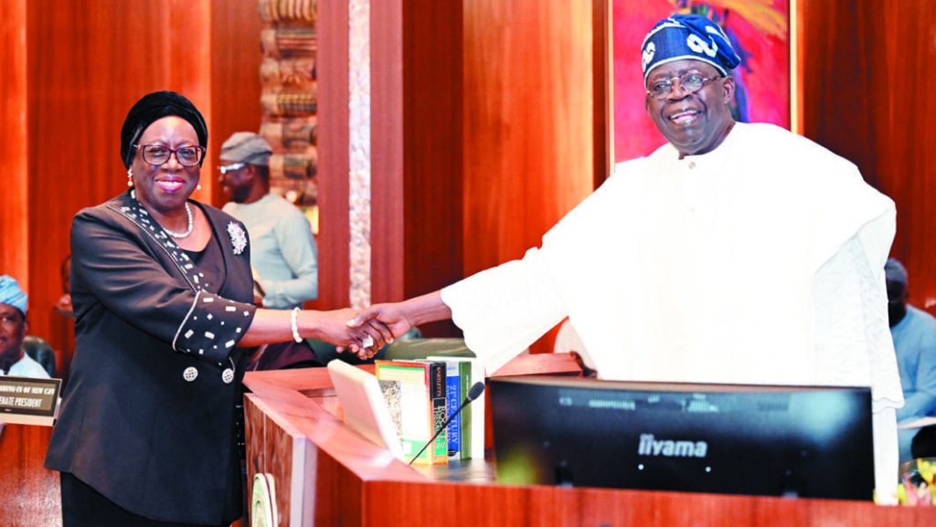 Tinubu Swears in Kekere-Ekun as Chief Justice of Nigeria