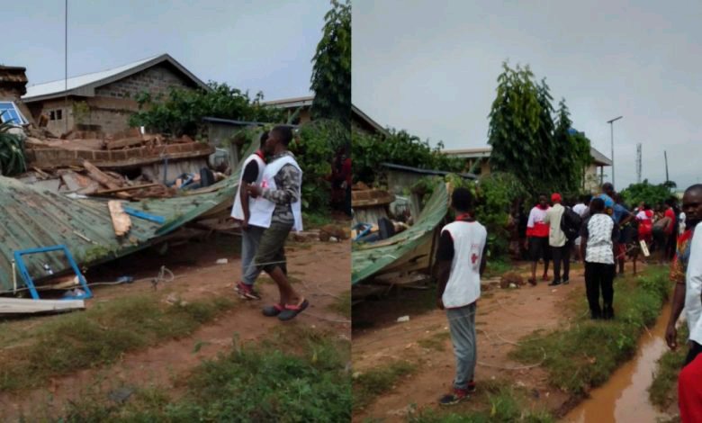 UNIBEN Students Trapped in Building Collapse