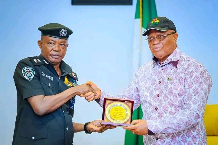 Governor Umo Eno Welcomes New Akwa Ibom Police Commissioner