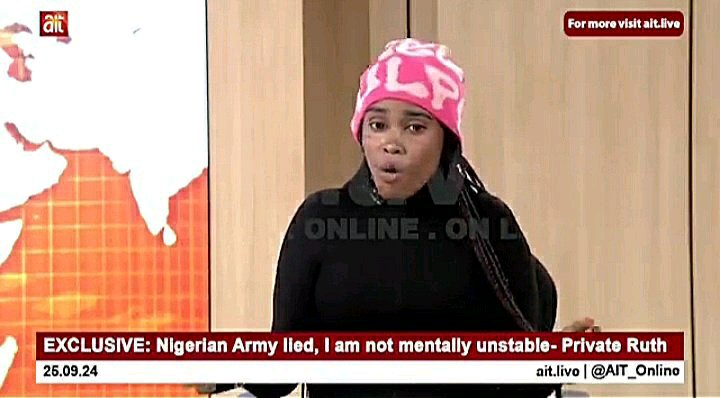 Nigerian Soldier Private Ruth Denies Mental Illness Claims