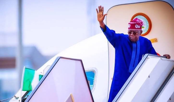 President Tinubu Departs for Two-Week Working Leave in the UK