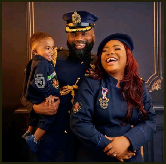 Mercy Chinwo and her husband celebrated the first birthday of their son, Charis Nduka Blessed, with a touching message of gratitude. In an Instagram post, Mercy expressed her overwhelming joy and thankfulness for the blessing of their son, whom she described as "a smart, handsome, and blessed child."